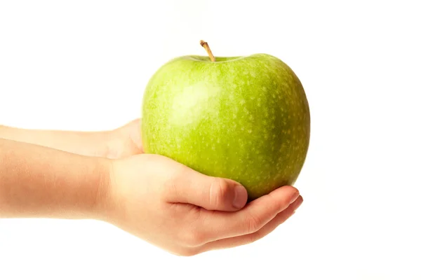 stock image Apple in the hands