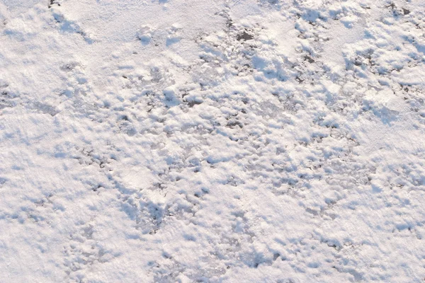 Textura sněhu, — Stock fotografie