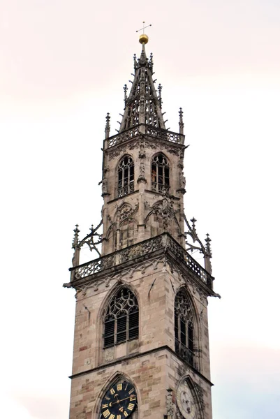 Tyrolean style tower — Stock Photo, Image
