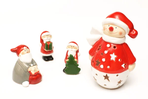Adornos de Navidad, Santa Claus — Foto de Stock