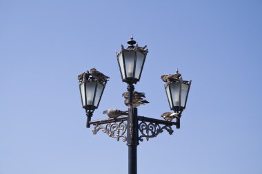 Street lamps clipart