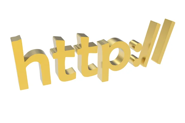 stock image 3d golden text