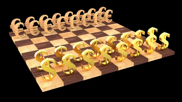 3D chess — Stockfoto