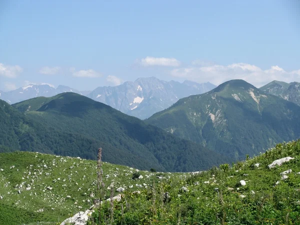 La cresta caucasica principale — Foto Stock