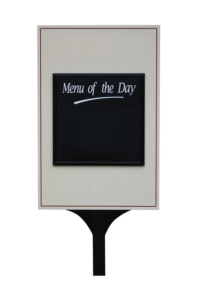 Restaurant Menu Advertising Board — Stock Photo, Image
