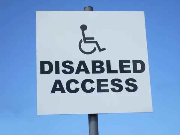 Знак инвалидности . — стоковое фото