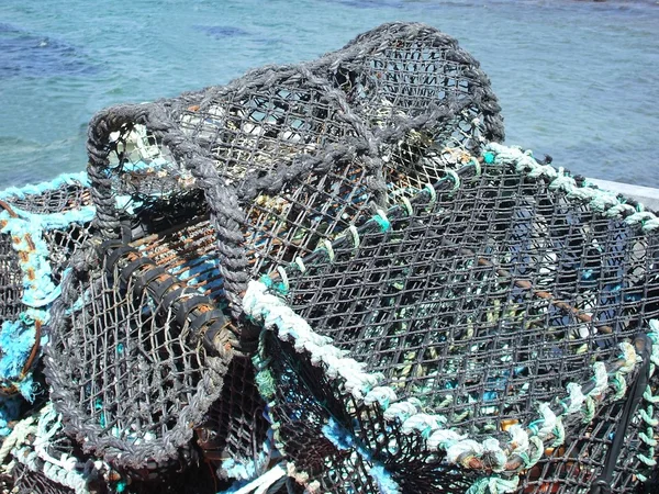 Δοχεία αλιείας — Φωτογραφία Αρχείου