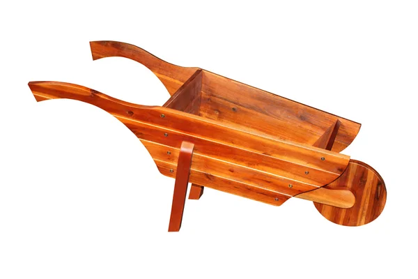 Wooden Wheelbarrow — Stock Photo, Image
