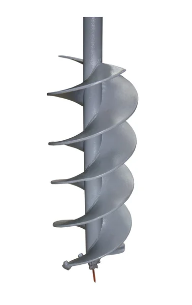 Eixo helicoidal de metal — Fotografia de Stock