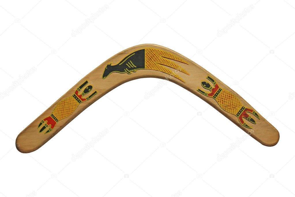 Wooden Boomerang.