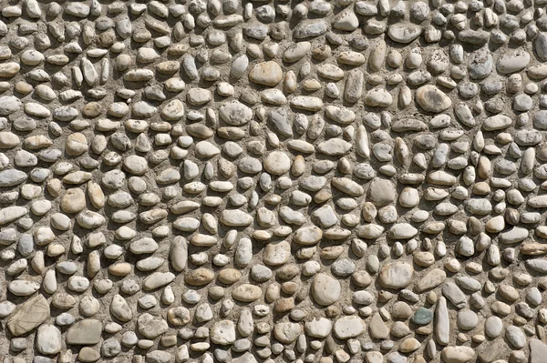 Pebble textuur muur — Stockfoto