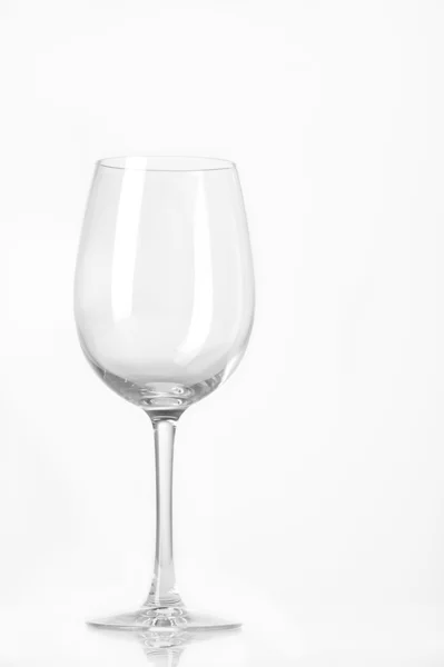 stock image Empty whine glass