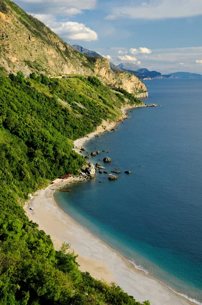 Krásný Pohled Pláž Jazz Budva Černá Hora — Stock fotografie