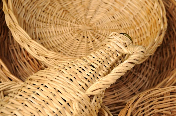 Handmade Objects Natural Willow Made Traditional Method — Stock Photo, Image