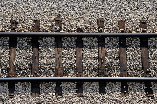 Primer plano ferroviario — Foto de Stock