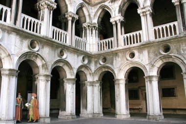 Doges Palace Inside, Venice clipart