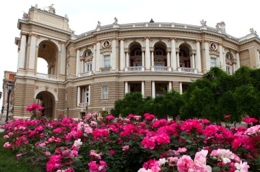 Opera theater, Odessa, Ukraine clipart