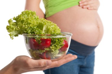 Nutrition for pregnant women clipart