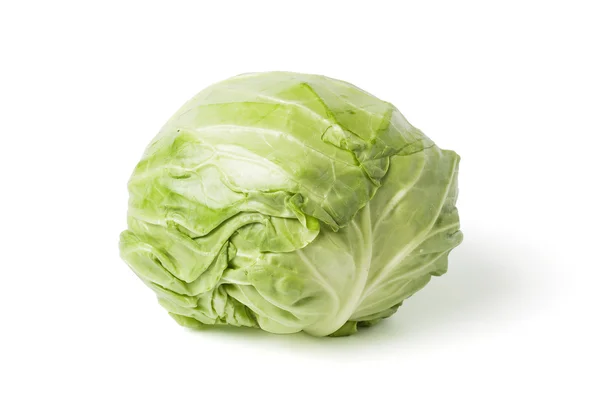 stock image Fresh cabbage head isolated on white