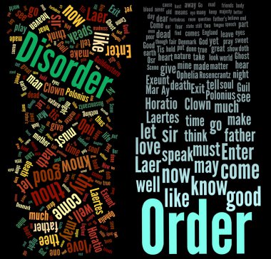 Order and Disorder clipart