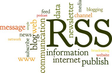 Rss Feed Word Cloud clipart