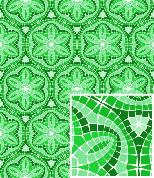 Vektor Sömlös Färgglada Dekorativa Bakgrund Gjort Mosaik Mer Vektor Bakgrunder — Stock vektor