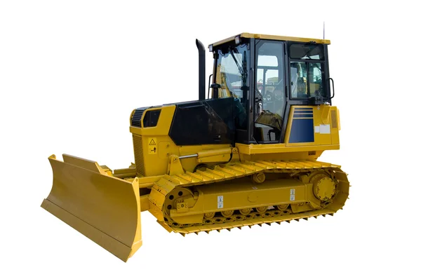 Nuovo bulldozer giallo — Foto Stock