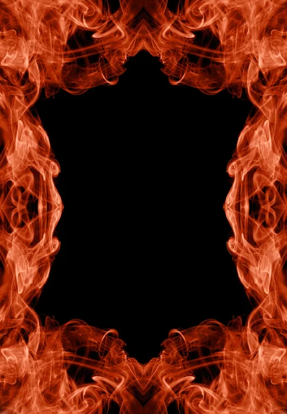 Moldura Inferno — Fotografia de Stock