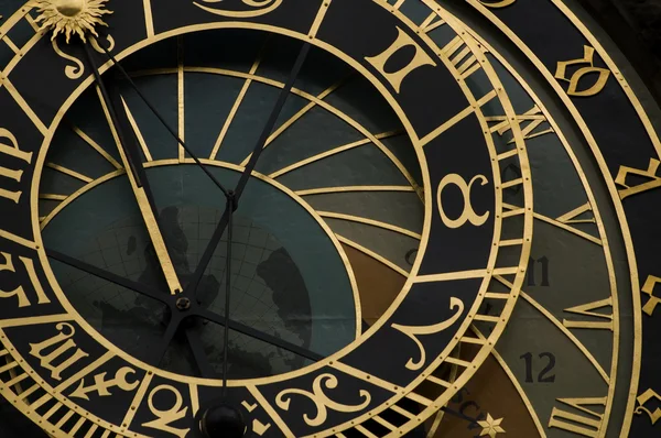Astrologické hodiny v Praze — Stock fotografie