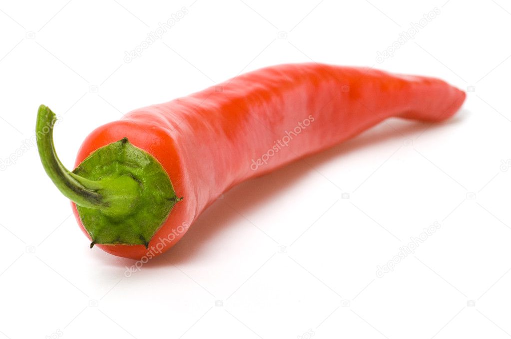 Red chilli pepper isolated