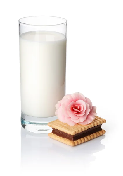 Milk and Cookies — Stock Photo, Image