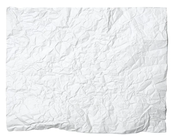 stock image Wrinkled white paper