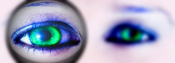 Vihreä silmä — kuvapankkivalokuva
