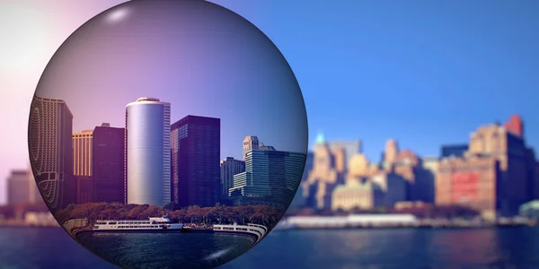 Nueva York burbuja — Foto de Stock