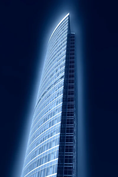 Torre de negocios azul — Foto de Stock
