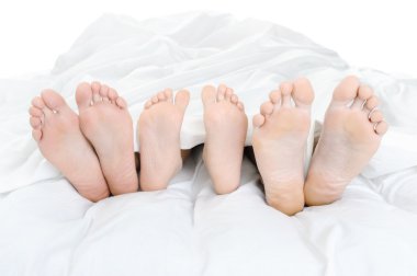 Close-up of the feet clipart