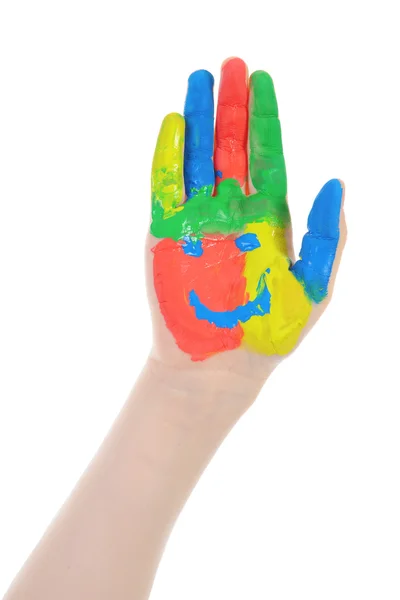 Hand Painted Child — Stock Photo, Image