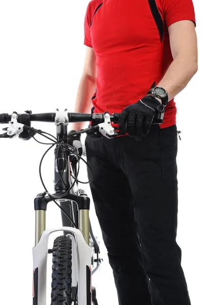 Portrait of a cyclist — Stock Photo, Image
