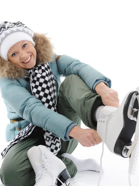 스케이트 소녀 — 스톡 사진