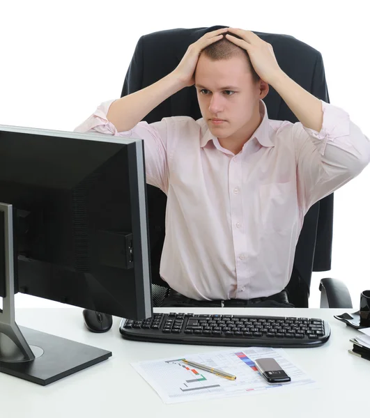 Empresário frustrado — Fotografia de Stock