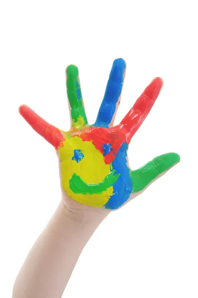 Hand Painted Child — Stock Photo, Image