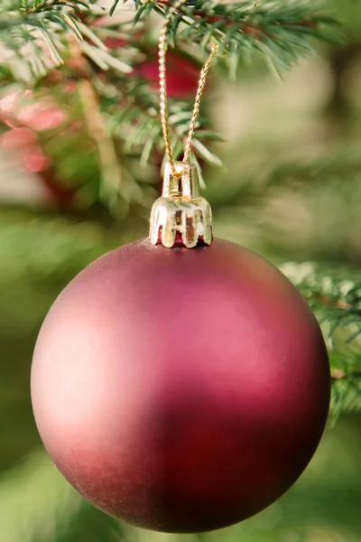 Vánoční ples na vánoční stromeček — Stock fotografie