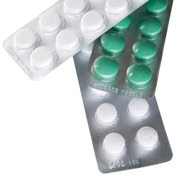 Medicine pils into boxes — Stock Photo, Image