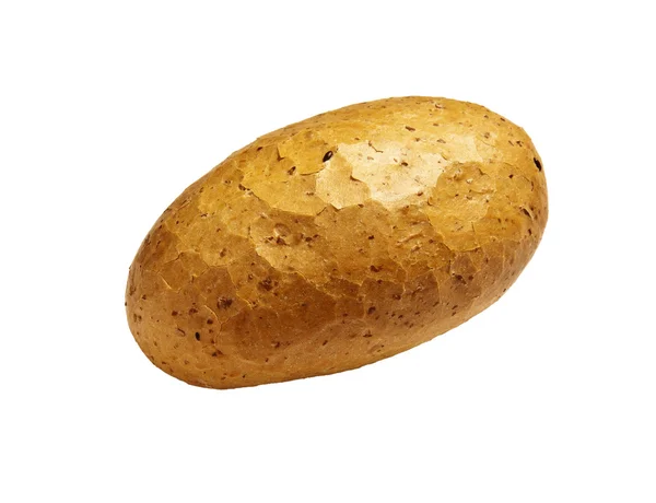흰 배경에 있는 신선 한 빵 — 스톡 사진