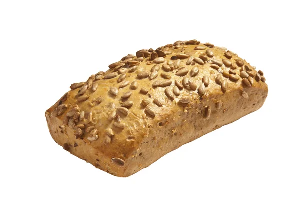 Pan fresco sobre un fondo blanco — Foto de Stock