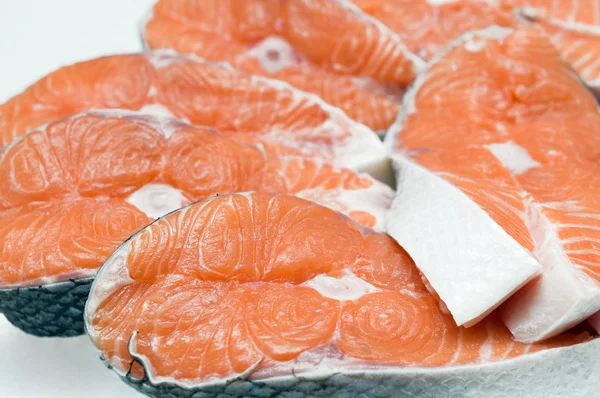 stock image Pieces of a salmon