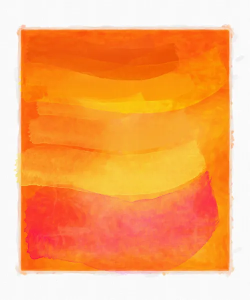 Fundo aquarela laranja abstrato — Fotografia de Stock