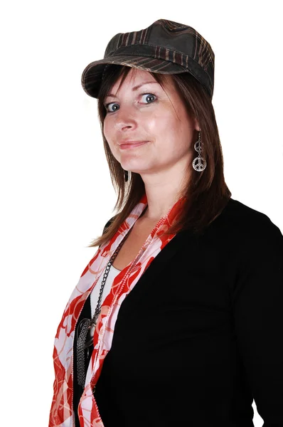Lady with hat. — Stock Photo, Image