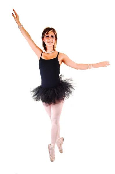 Krásná mladá dívka tančí balet. — 图库照片