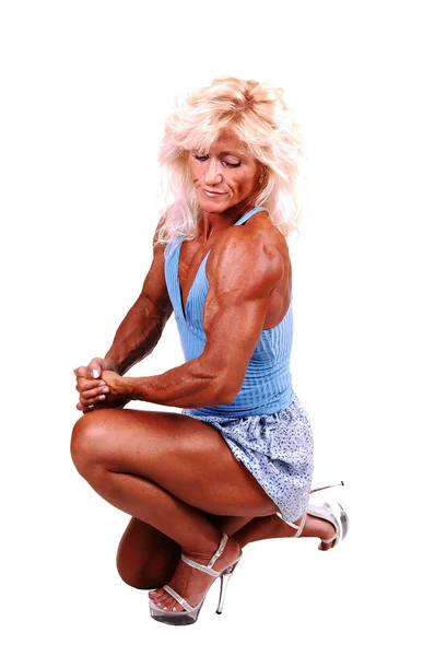 Bodybuilding woman. — Stock Photo, Image